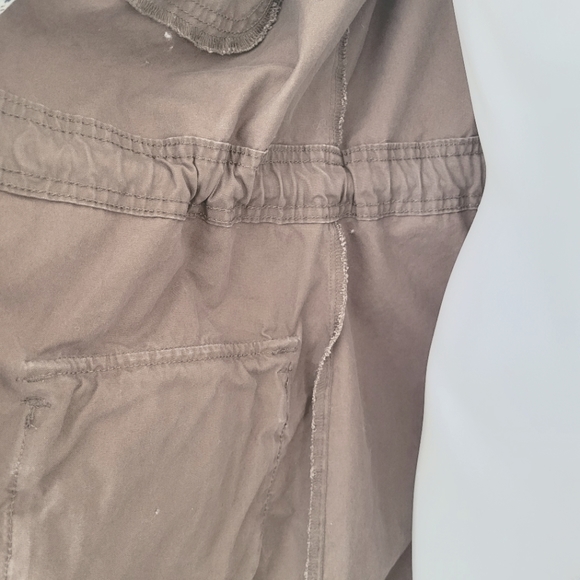 Old Navy Hooded Field Barn Jacket M Acorn EUC Long 100% Cotton - Picture 4 of 16